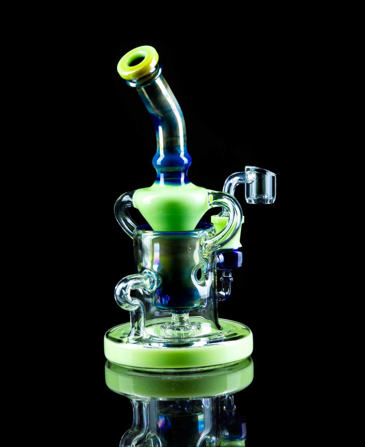 dab rig incycler with two recycler arms