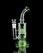 jellyfish perc bong with curve neck and sturdy round base