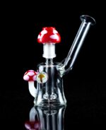 mini mushroom dab rig with marble mushroom