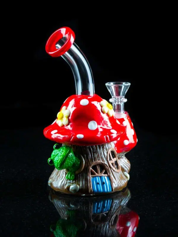 frog bong with mushroom house design