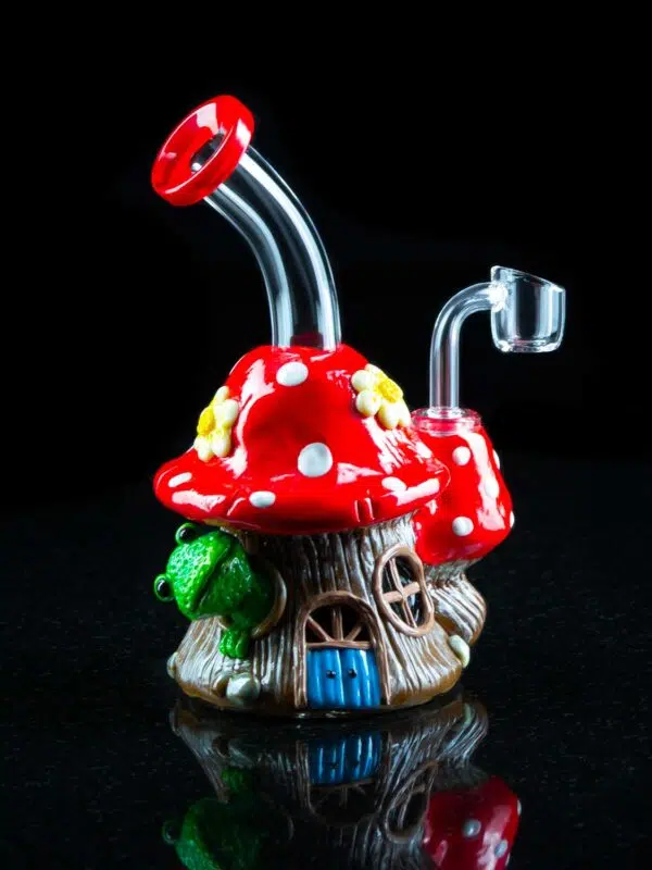 mushroom rig shaped like house