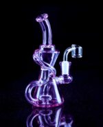purple dab rig with recycler arms