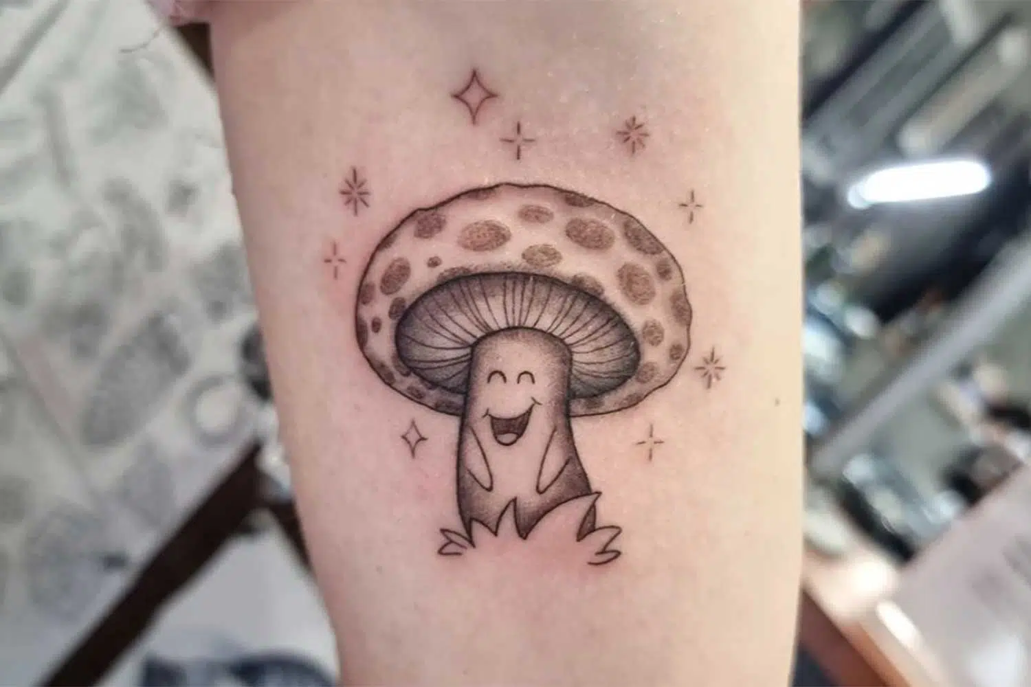 Small Mushroom Tattoo Ideas Cute and Beyond  Stoners Rotation