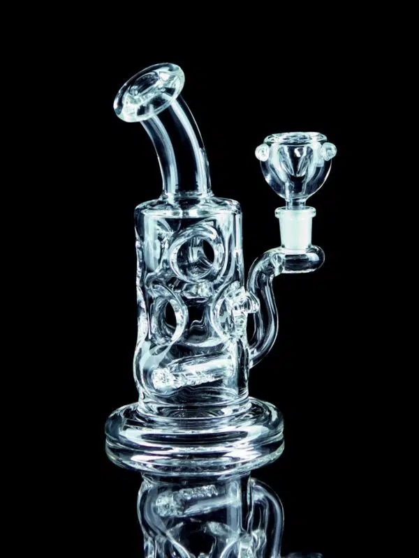 swiss perc bong with inline percolator and round bong bowl
