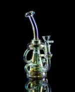 iridescent bongs with recycler arms