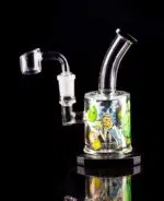 rick and morty dab rig with funny design of rick getting swifty
