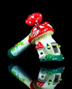 mushroom pipe bubbler with house design