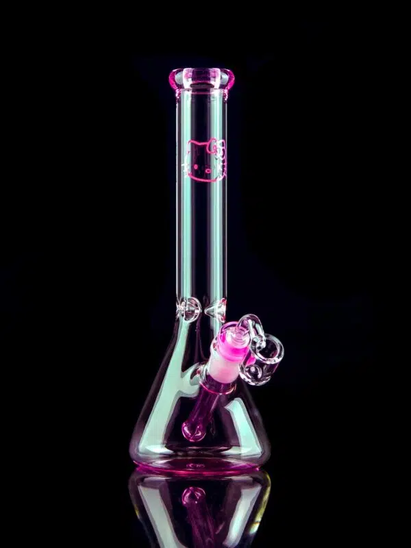 hello kitty oil rig with thick quartz banger