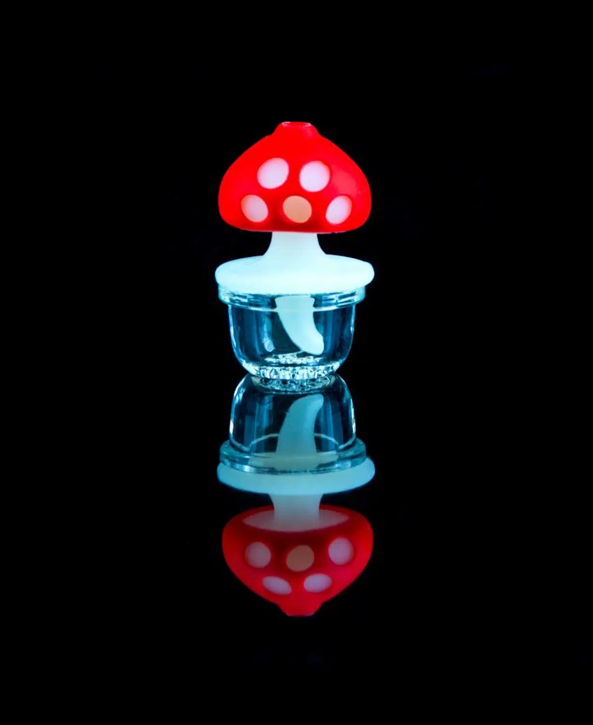 red silicone mushroom carb cap