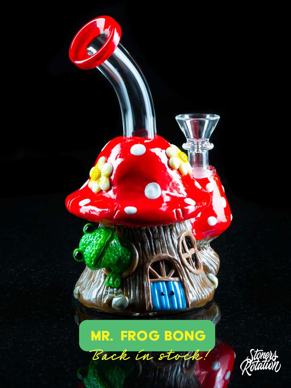 Mushroom bong frog house sale