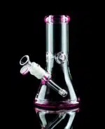 pink bong with ice pinch