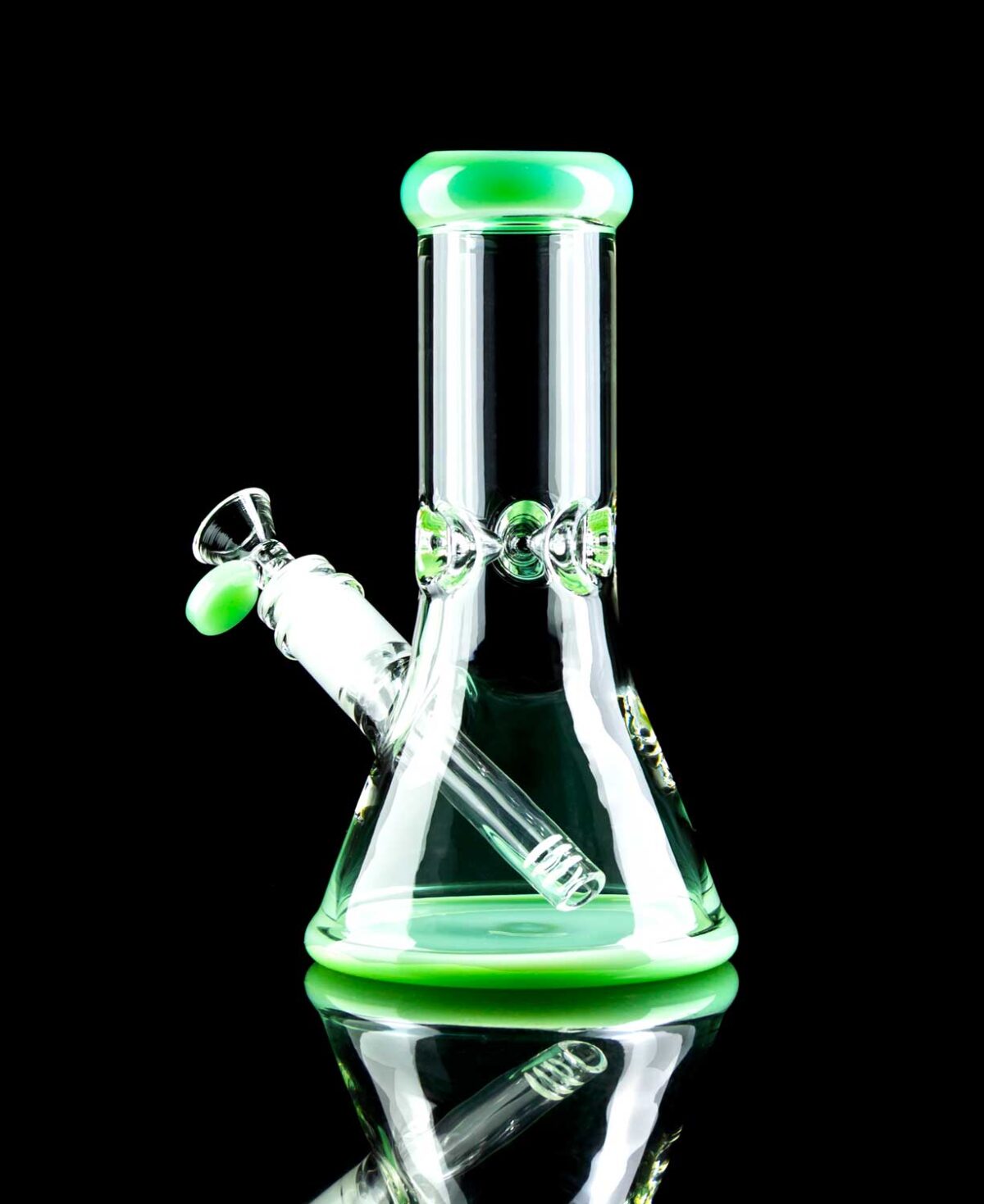 thick glass bong with ice catcher