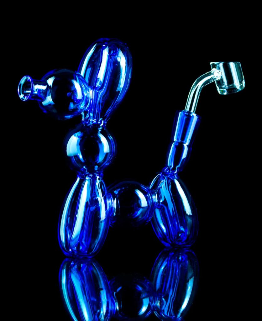 balloon dog rig made from borosilicate glass