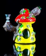 bumble bee bong shaped like hive with showerhead percolator