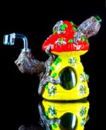 bumble bee dab rig hive made from borosilicate glass and clay