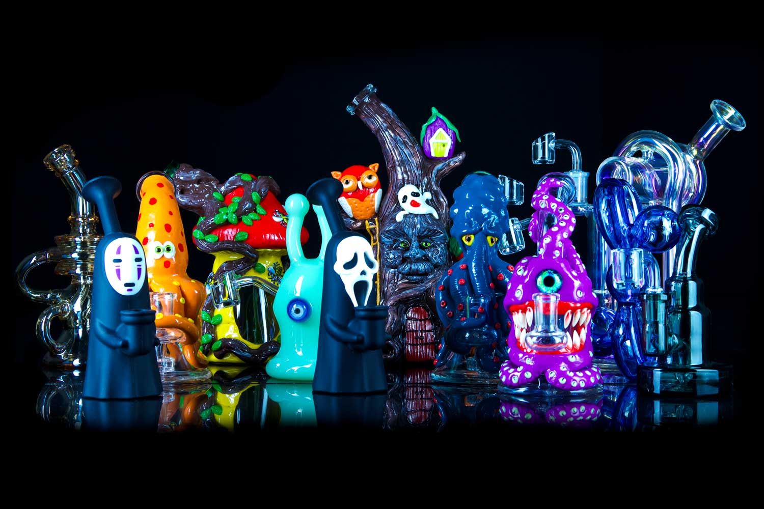 unique dab rigs for sale on black table