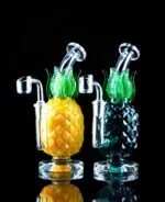 glass dab rigs with tropical pineapple shape