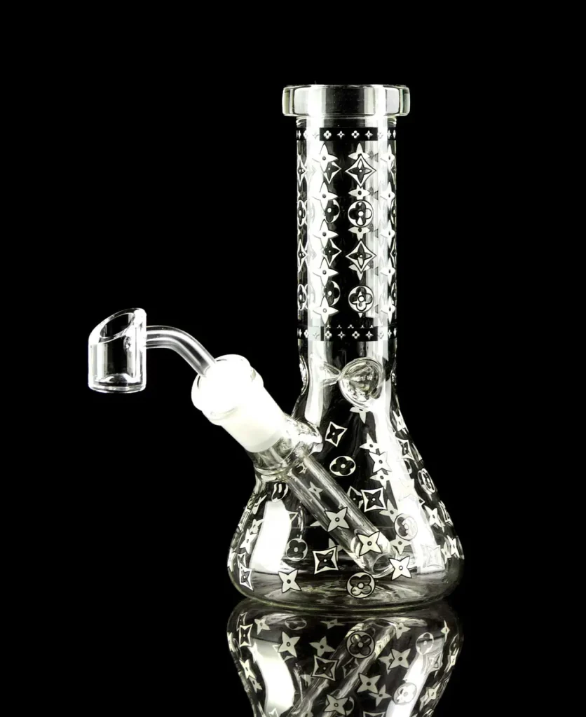 louis vuitton dab rig with quartz banger