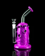 alien bongs made from clay and borosilicate glass