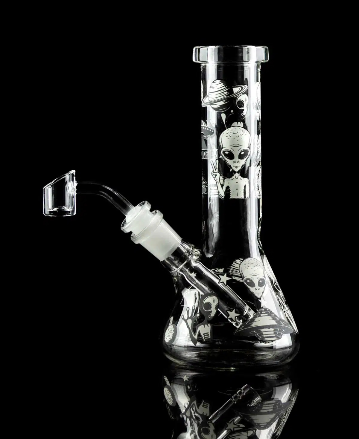 alien dab rig with quartz banger