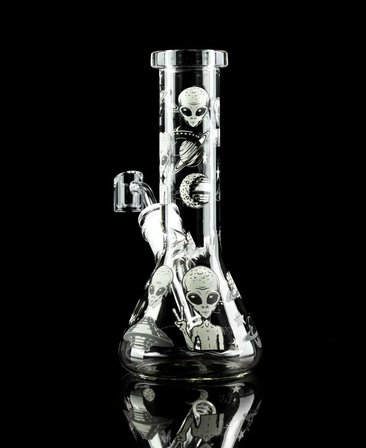 alien oil rig with ice catcher