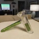 green hammer bubbler on table