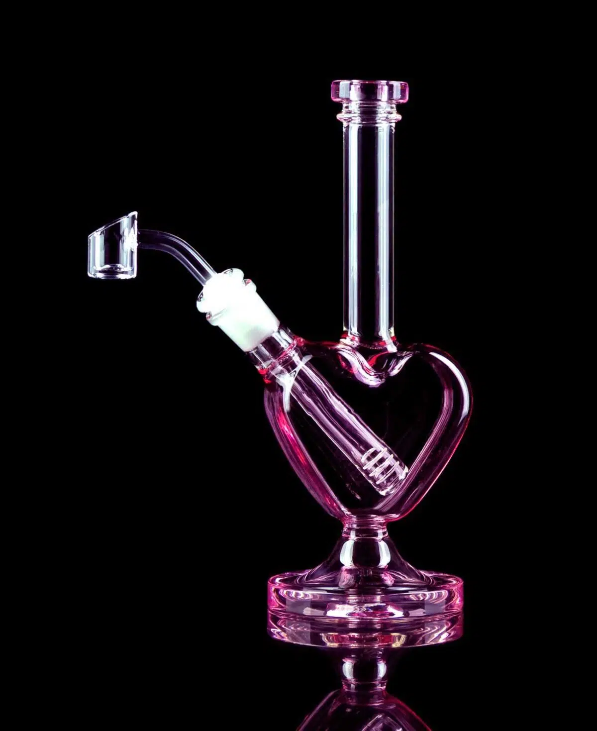 heart dab rig with diffused downstem