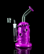 mini dab rig with fixed joint and quartz banger
