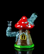 mushroom bong with glass bowl