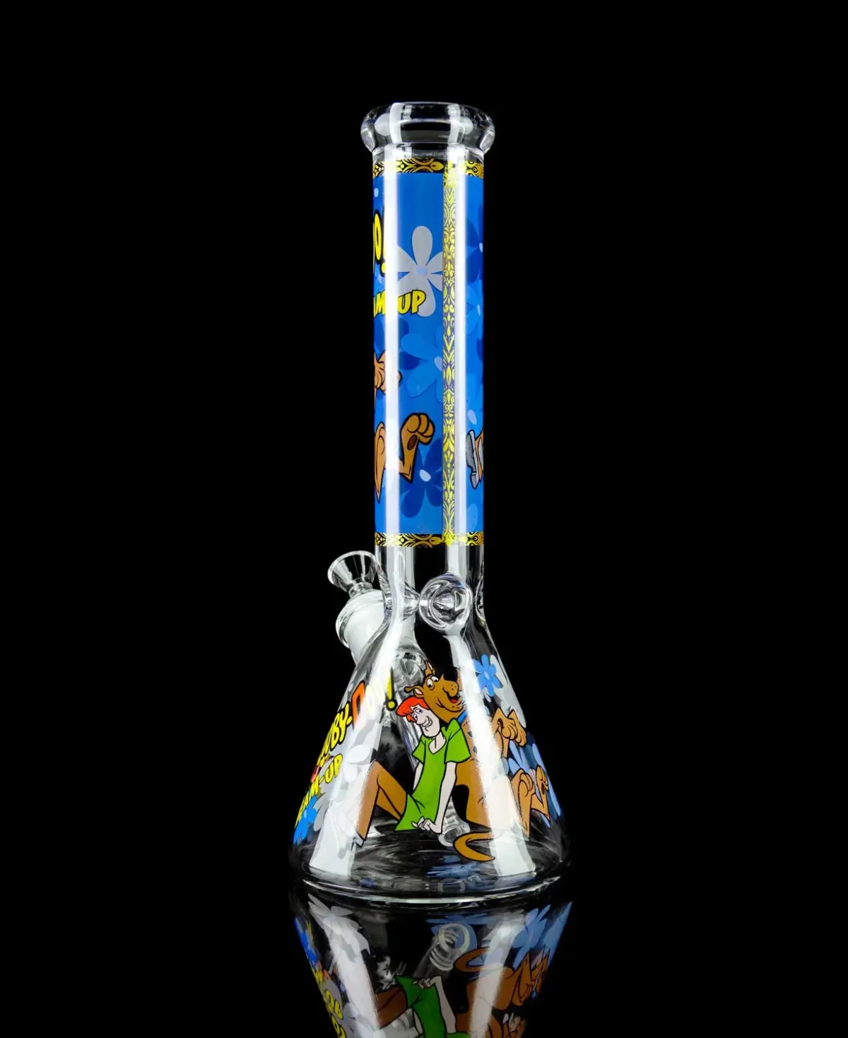 scooby doo glass bong with ice pinch