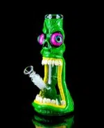 skull bong made from 7mm thick glass