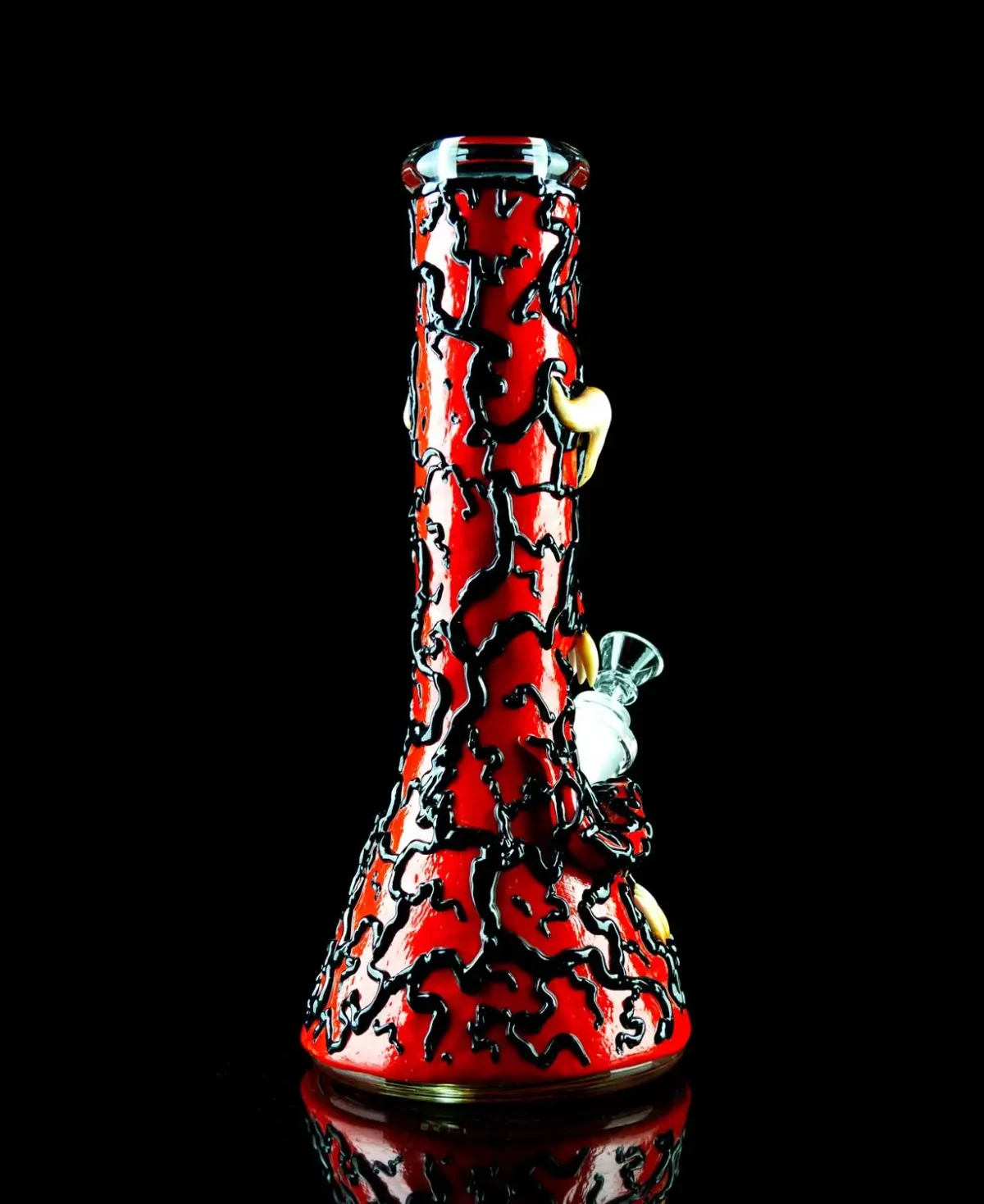 spiderman bong made from 7mm thick glass