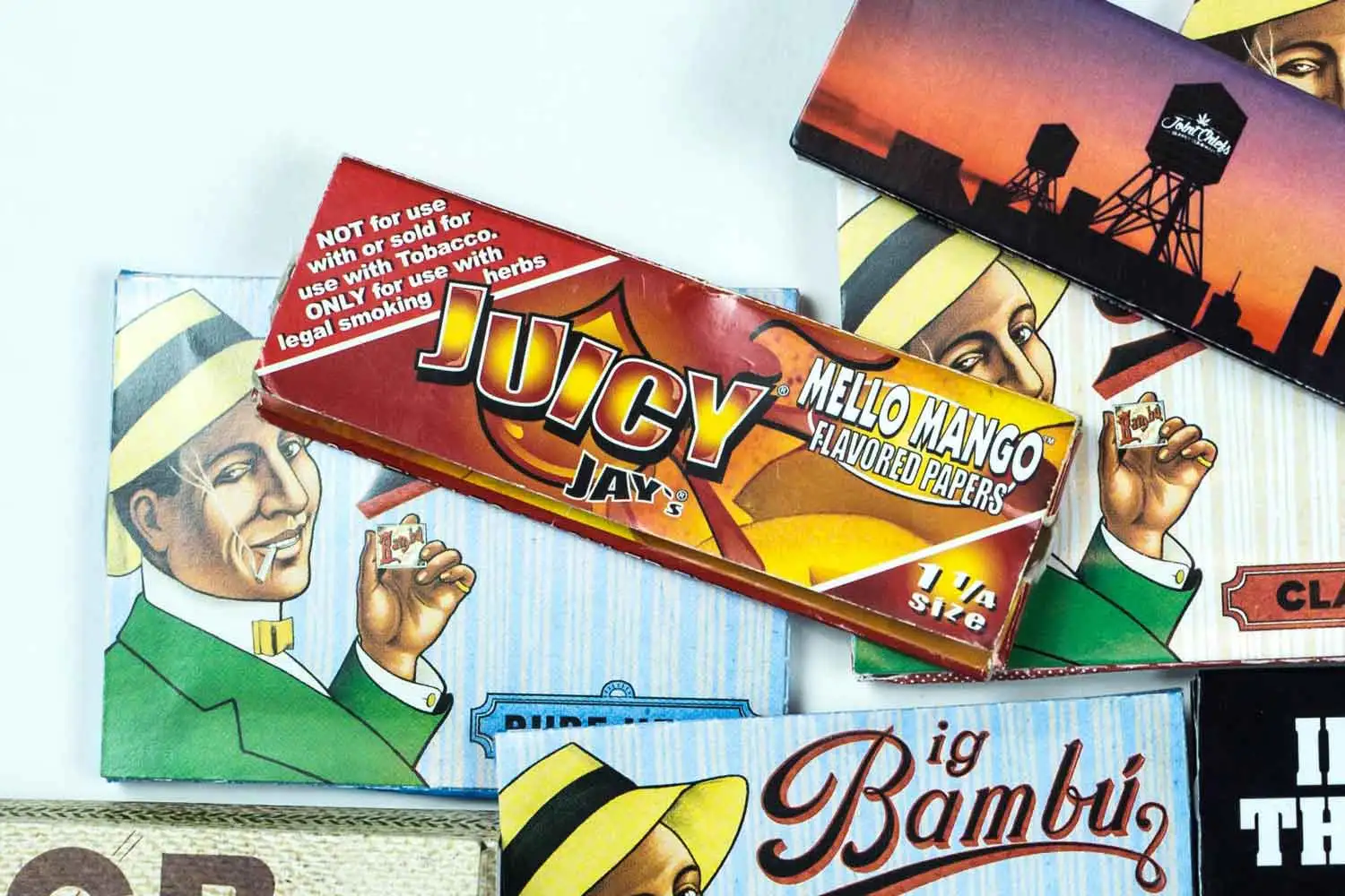 juicy mango flavored rolling papers