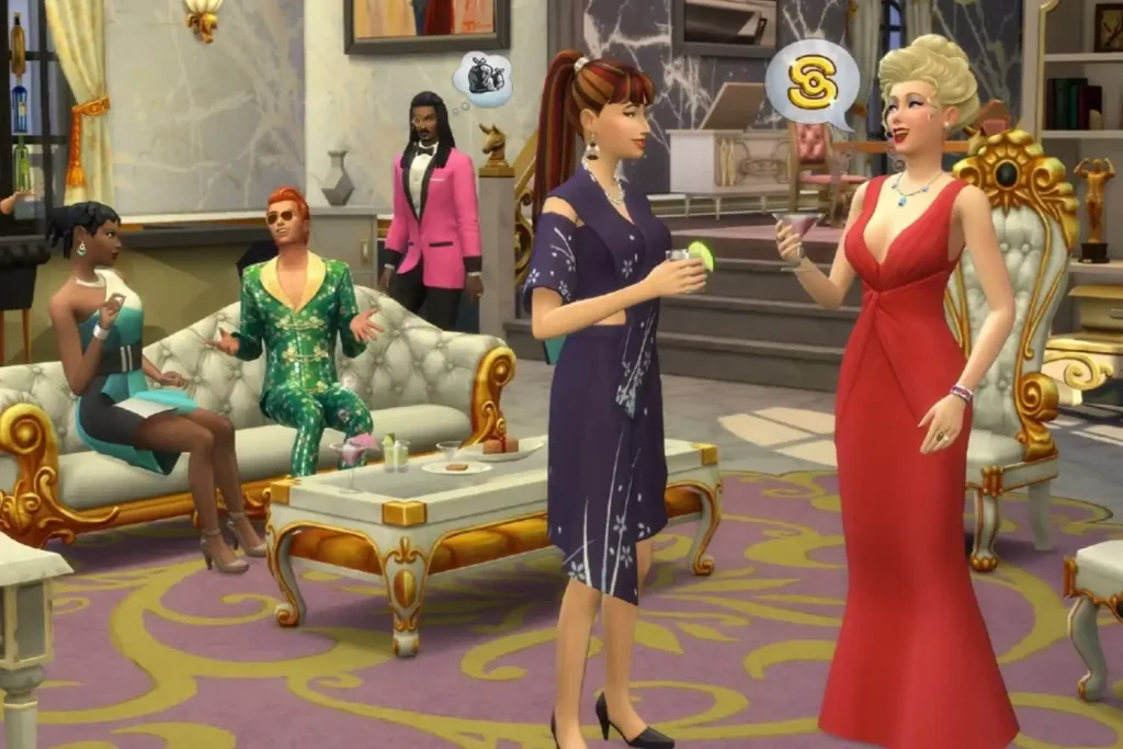 sims 4 house party