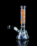 mr meeseeks rick and morty dab rig with quartz banger