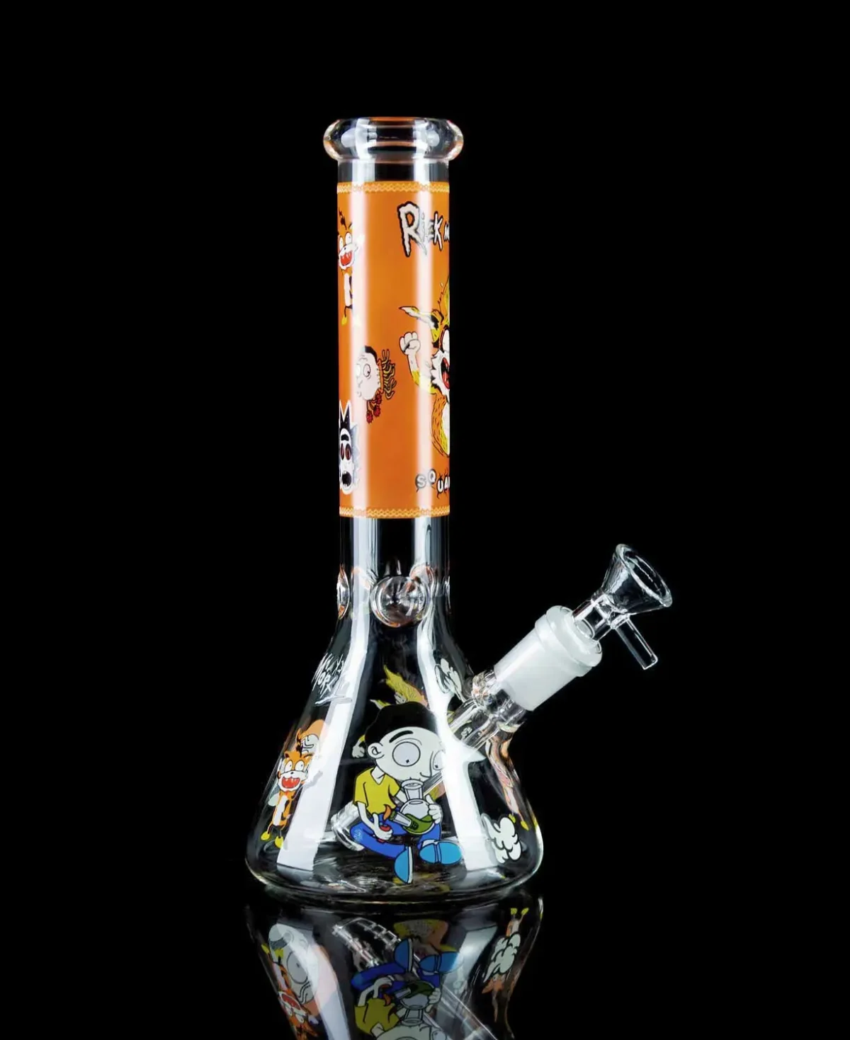 squanchy cat bong with beaker base