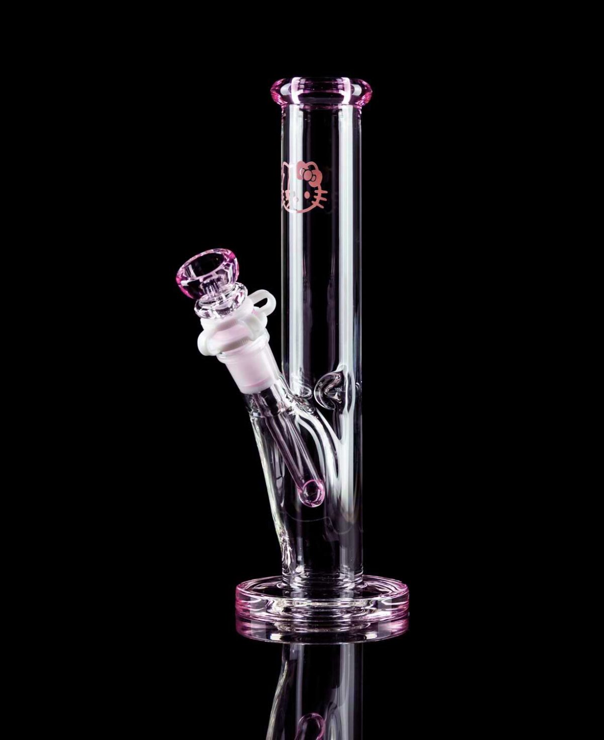hello kitty bongs with pink glass bowl